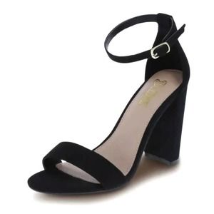 BRASH Open Toe Block Heels Size 6.5
